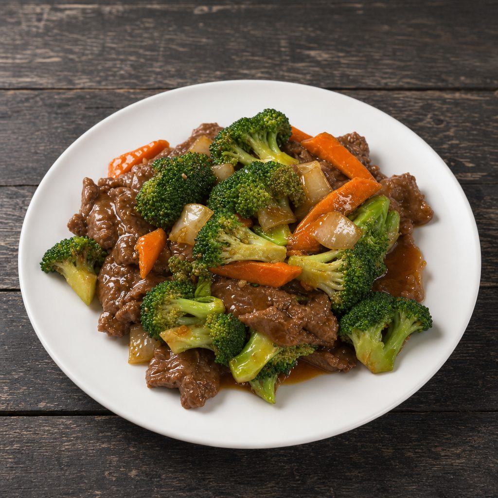 Beef Broccoli.