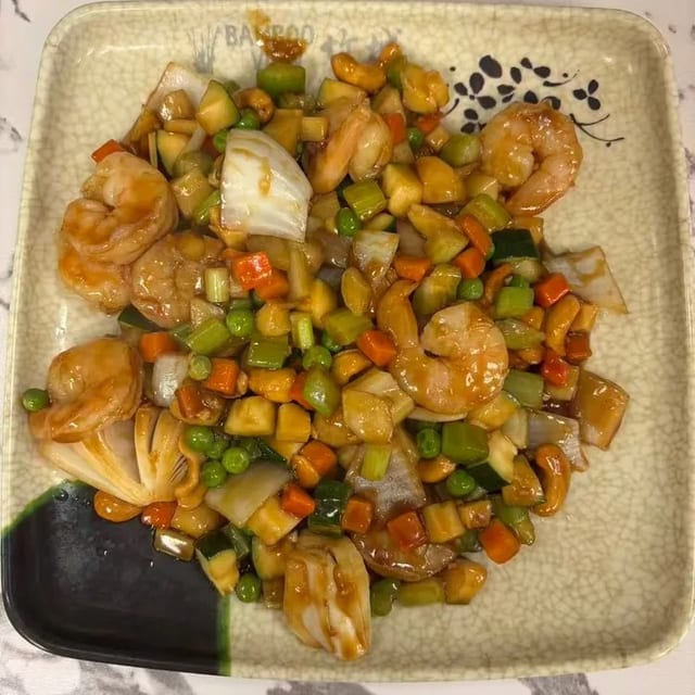 Shrimp with Cashew Nuts.