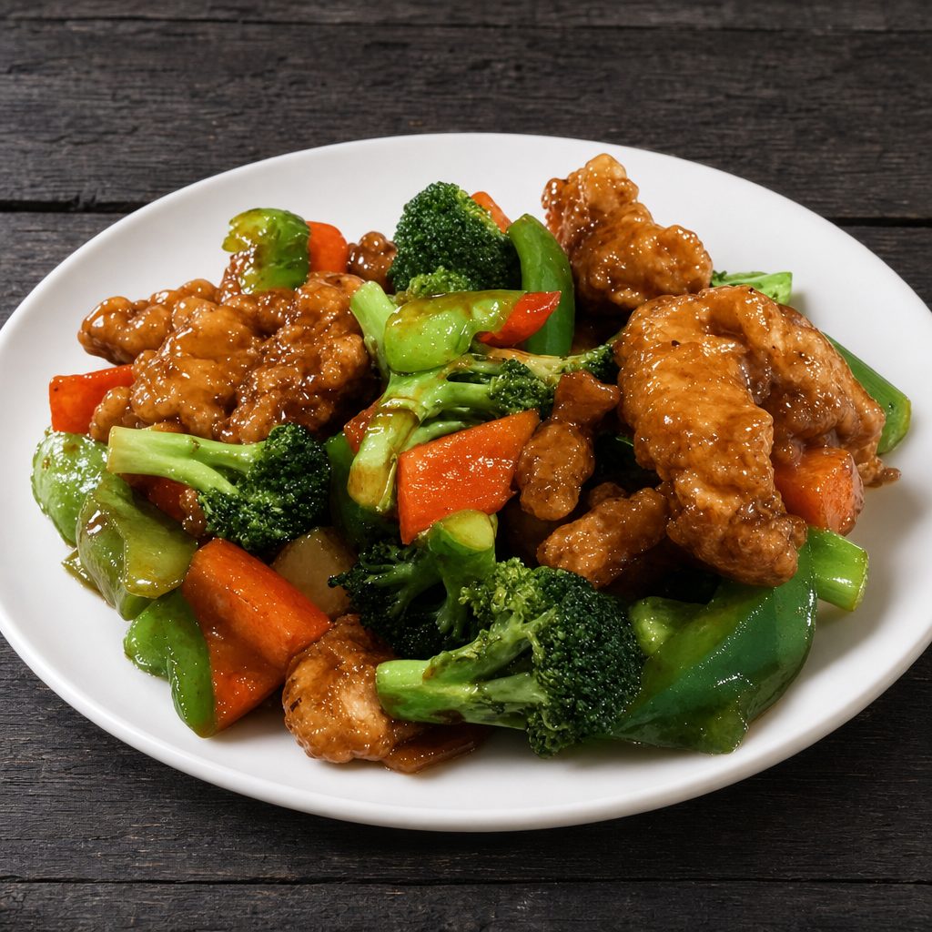 Chicken with Broccoli.
