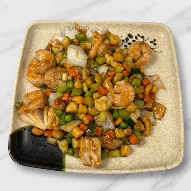 Shrimp with Cashew Nuts.